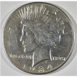 1934-S PEACE DOLLAR XF/AU