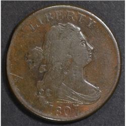 1807 HALF CENT XF