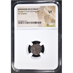 2ND CENTURY AD  ORODES III  NGC VF