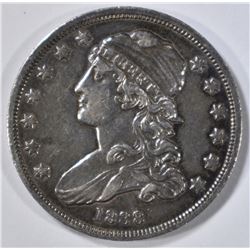 1838 BUST QUARTER AU/BU