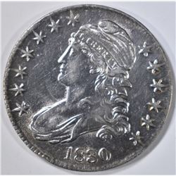 1830 BUST HALF DOLLAR CH AU