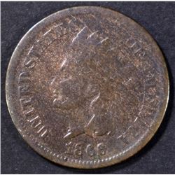 1866 INDIAN CENT VG