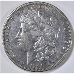 1896-S MORGAN DOLLAR, XF/AU