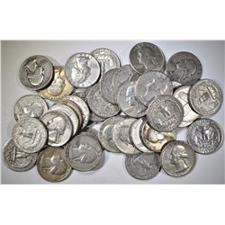 $10 FACE VALUE 90% SILVER U.S. QUARTERS