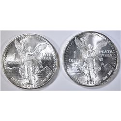 2-1982 ONE OUNCE SILVER MEXICO LIBERTADS