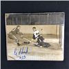 Image 1 : EDDIE SHACK SIGNED 8X10 HOCKEY PHOTO