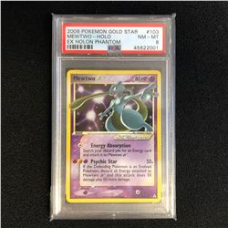 2006 POKEMON GOLD STAR #103 MEWTWO-HOLO EX HOLON PHANTOM (NM-MT 8)