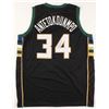 Image 1 : Giannis Antetokounmpo Signed Bucks Jersey (JSA COA)