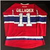 Image 1 : BRENDAN GALLAGHER SIGNED MONTREAL CANADIENS RBK JERSEY