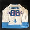 Image 1 : ERIC LINDROS SIGNED NORDIQUES JERSEY (FRAMEWORTH HOLO)