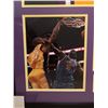 Image 2 : CUSTOM FRAMED KOBE BRYANT SIGNED LA LAKERS BASKETBALL JERSEY (STEINER COA)