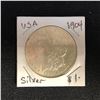 Image 1 : 1904 USA SILVER DOLLAR