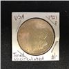 Image 1 : 1921 USA MORGAN SILVER DOLLAR (PHILADELPHIA MINTED)