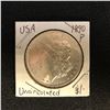 Image 1 : 1890 USA MORGAN DOLLAR (PHILADELPHIA MINTED)
