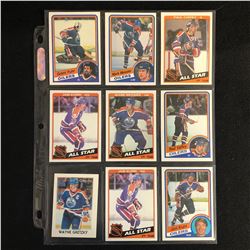 VINTAGE EDMONTON OILERS HOCKEY CARD LOT