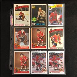 CHICAGO BLACK HAWKS HOCKEY CARD SET