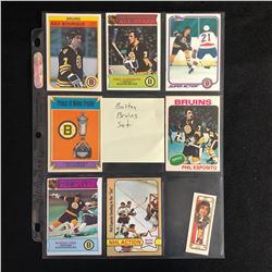 BOSTON BRUINS HOCKEY CARD SET