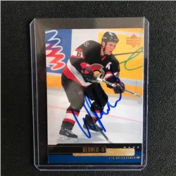 WADE REDDEN SIGNED UD HOCKEY CARD
