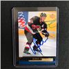 Image 1 : WADE REDDEN SIGNED UD HOCKEY CARD