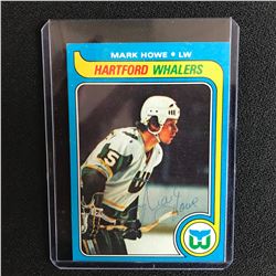MARK HOWE SIGNED VINTAGE HOCKEY CARD