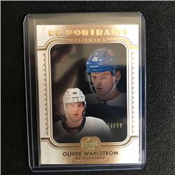 2019-20 Upper Deck UD Portraits ROOKIE P-84 Oliver Wahlstrom