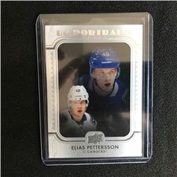 2019-20 Upper Deck UD Portraits #P25 Elias Pettersson