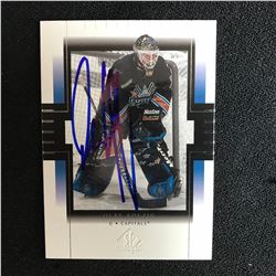 OLAF KOLZIG SIGNED SP AUTHENTIC HOCKEY CARD