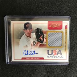 2012 PANINI PRIME CUTS #18 CARLOS RODON CHICAGO WHITE SOX AUTO JERSEY