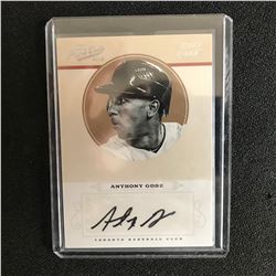 2012 PRIME CUTS RATED ROOKIE ANTHONY GOSE AUTO BASEBALL CARD