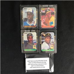 1987 DONRUSS/ LEAF BASEBALL ROOKIE CARD LOT