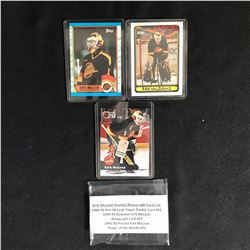 KIRK McLEAN ROOKIE/ AUTOGRAPH CARD LOT