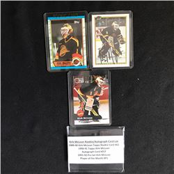 KIRK McLEAN ROOKIE/ AUTOGRAPH CARD LOT
