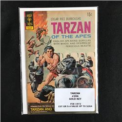 TARZAN 206 (GOLD KEY COMICS) 1972