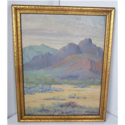 Chris Heisner 1870-1947 California Desert Painting