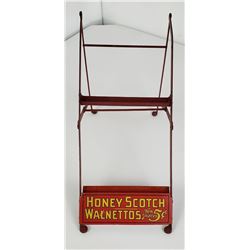 Honey Scotch Walnettos Candy Store Display Rack