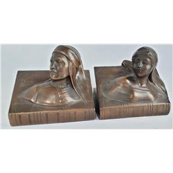 Beatrice and Dante Bookends Jennings Brothers