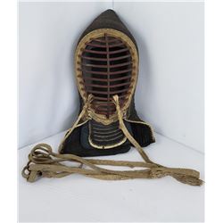 Meji Period Japanese Samurai Kendo Practice Mask