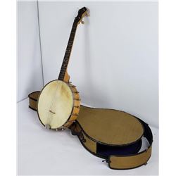 Beautiful Antique Slingerland Maple Banjo in Case