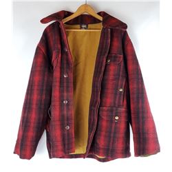 Red Mackinaw Wool Woolrich Hunting Jacket Coat