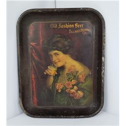 Old Fashioned Beer Tray Billings Brewing Montana