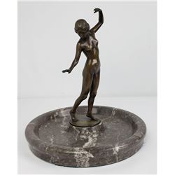 Martha Freystadt Art Nouveau Dancing Nude Bronze