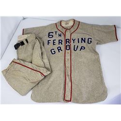 Chuck Stevens 6th Ferrying Group Baseball Uniform