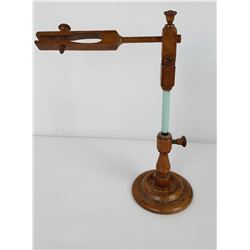 Antique Apothecary Vial Beaker Holder Boxwood