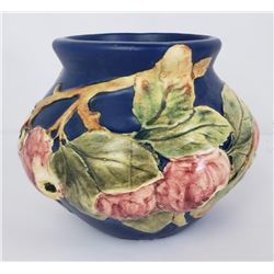 Weller Pottery Blue Baldwin Apple Vase