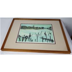 Fumio Kitaoka 1918-2007 Japanese Woodblock Print