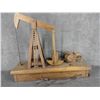 Image 1 : Wooden Model of a Pump Jack with electric motor