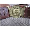Image 3 : 2 leather belts one with pouch "The Boys Brigade"