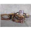 Image 1 : Lot of leather belts