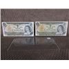 Image 1 : 2 - 1973 Canadian 1 Dollar Bills