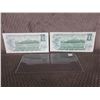 Image 2 : 2 - 1973 Canadian 1 Dollar Bills